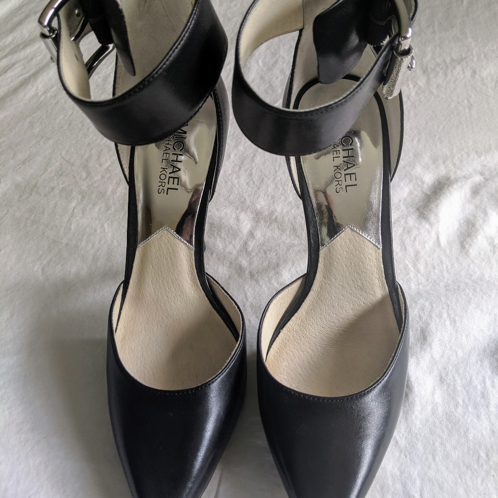 Michael Kors Leather Ankle Strap